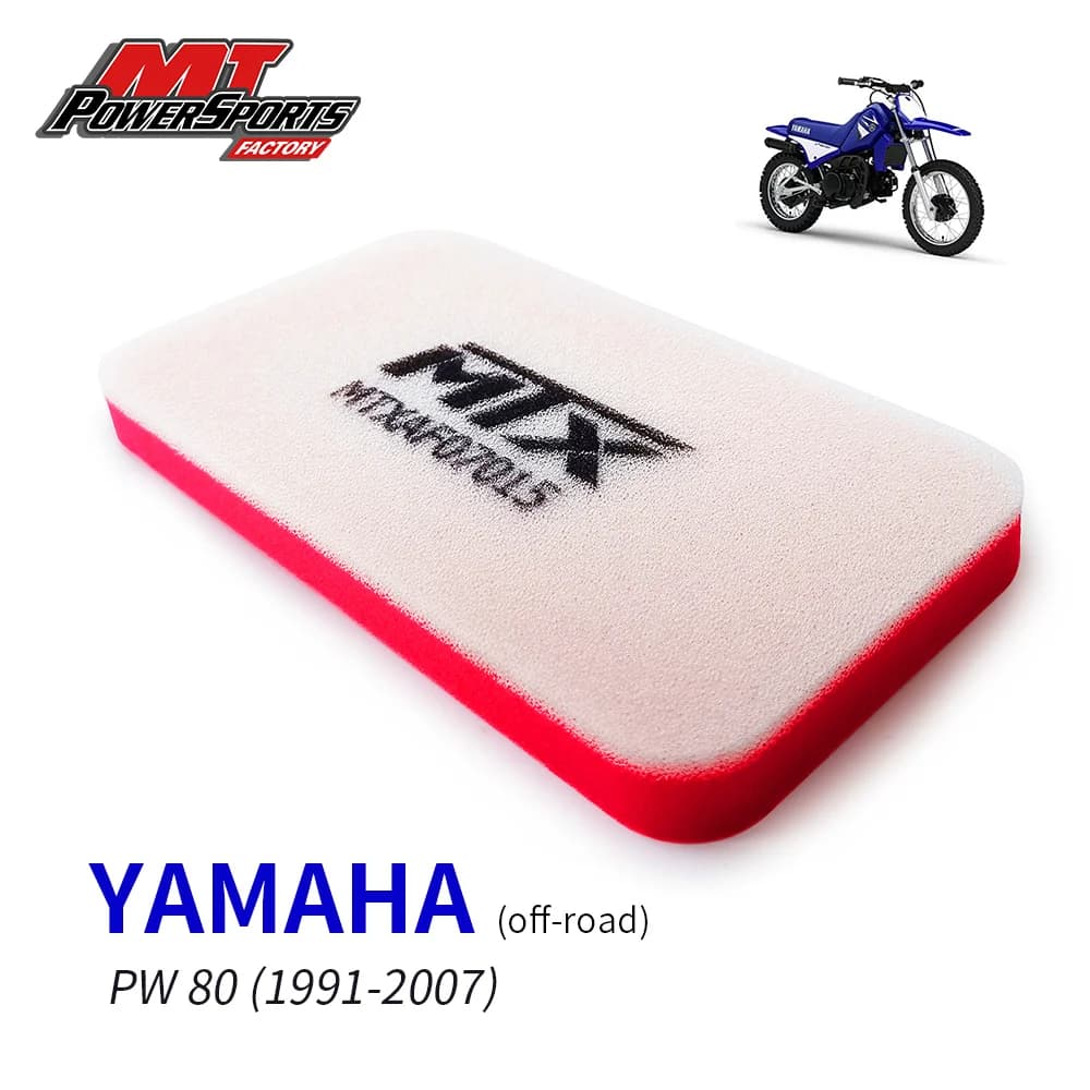 Motorcycle Engine Air Filter Dual Foam Sponge fit For Yamaha PW 80 Motocross Filter
