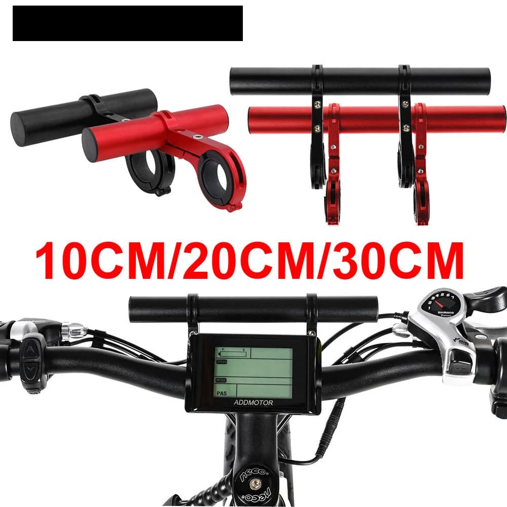 Estensione Manubrio Bici, Supporto per Faro e GPS, Staffa di Prolunga per Luce