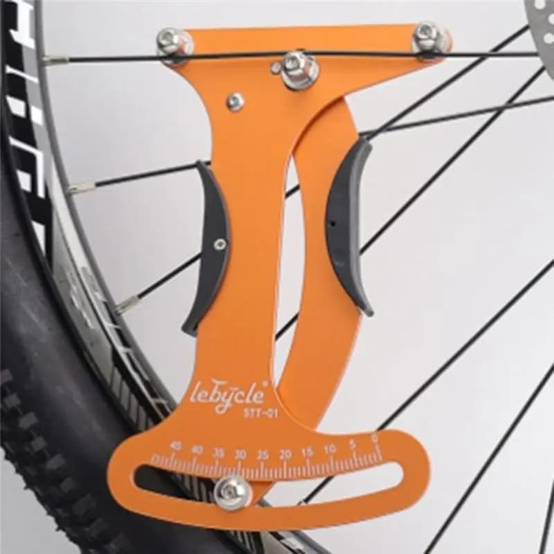 Oct.157 Misuratore di tensione dei raggi della bicicletta Strumento di ispezione dei raggi della ruota della bici Misuratore di tensione del misuratore portatile Strumento di riparazione dei raggi