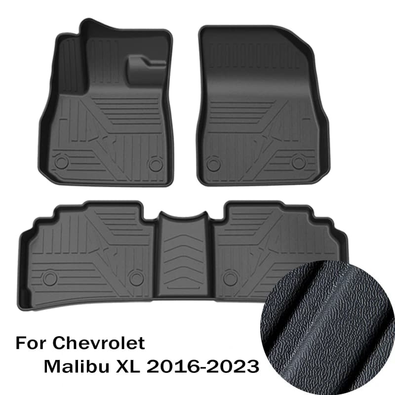 TPE Car Mats for Chevrolet Malibu XL 2016-2023 Rubber Car Mat Waterproof Car Accessories