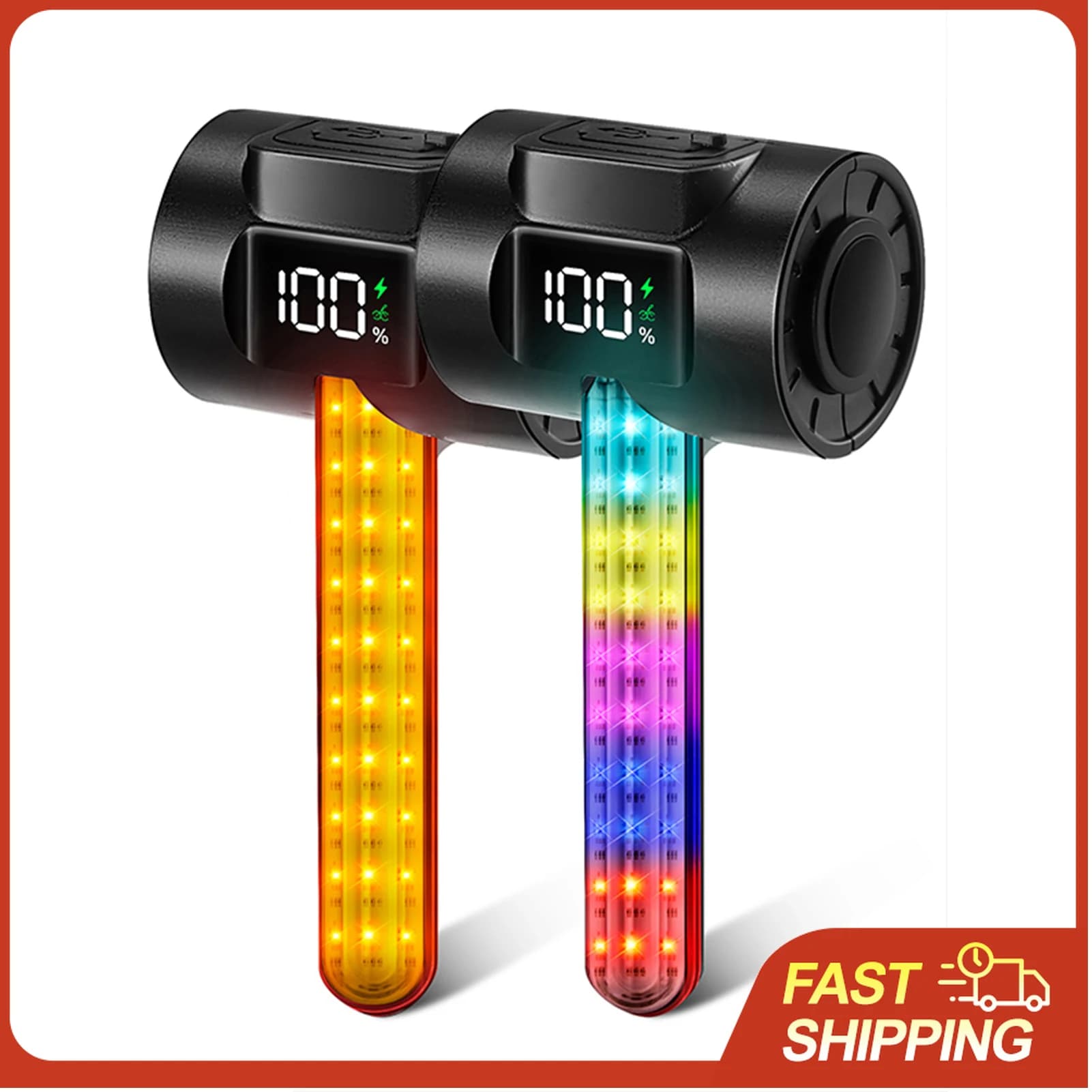 Bike Lights for Night Riding Intelligent Sensing Navigation Bike Tail Light with Endurance Battery and Dual Mounting Bracke