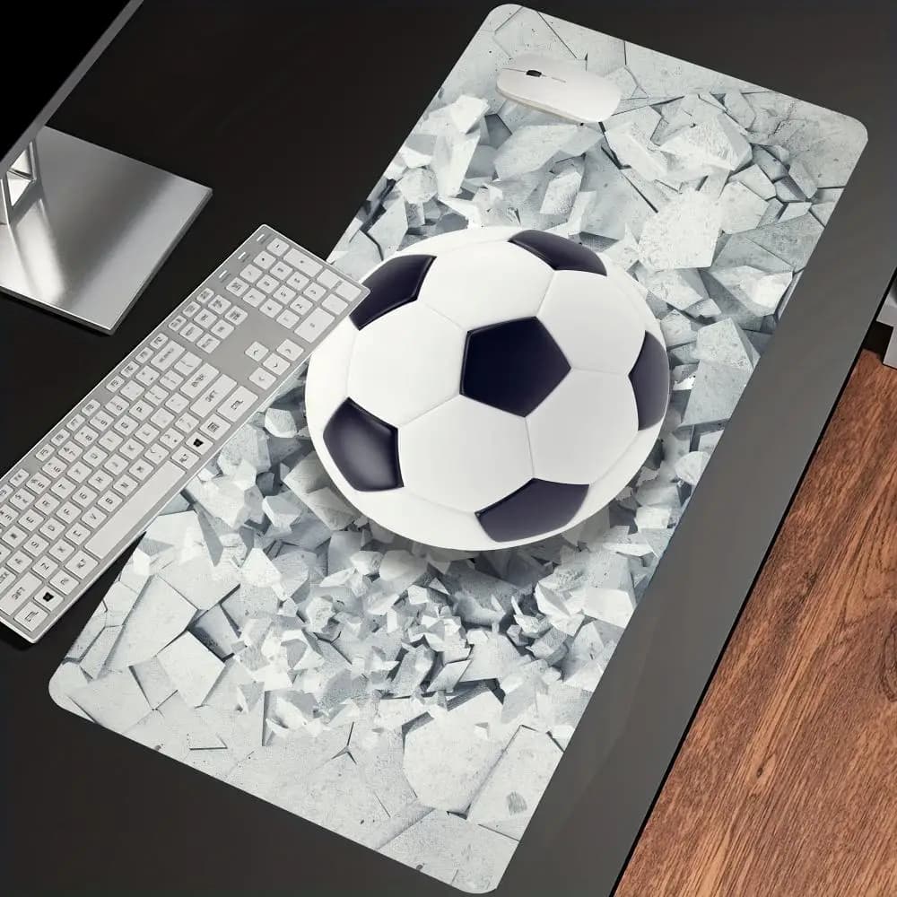 Tappetino per Mouse da Gioco Gigante con Stampa 3D di Pallacanestro, Tappetino da Scrivania HD Carino, Tappetino Esteso per Tastiera da Gaming XXL per Giocatori