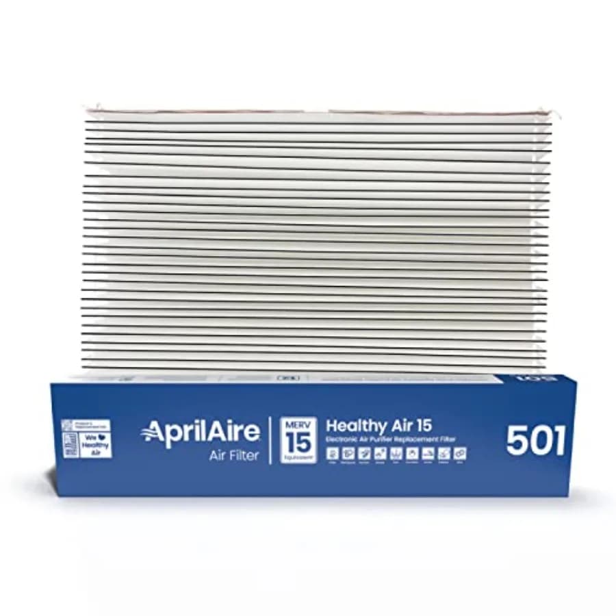 Filtro di Ricambio 501 per Purificatore d'Aria Domestico 5000 - Equivalente MERV 15, Filtro Aria 16x25x6, Confezione da 2