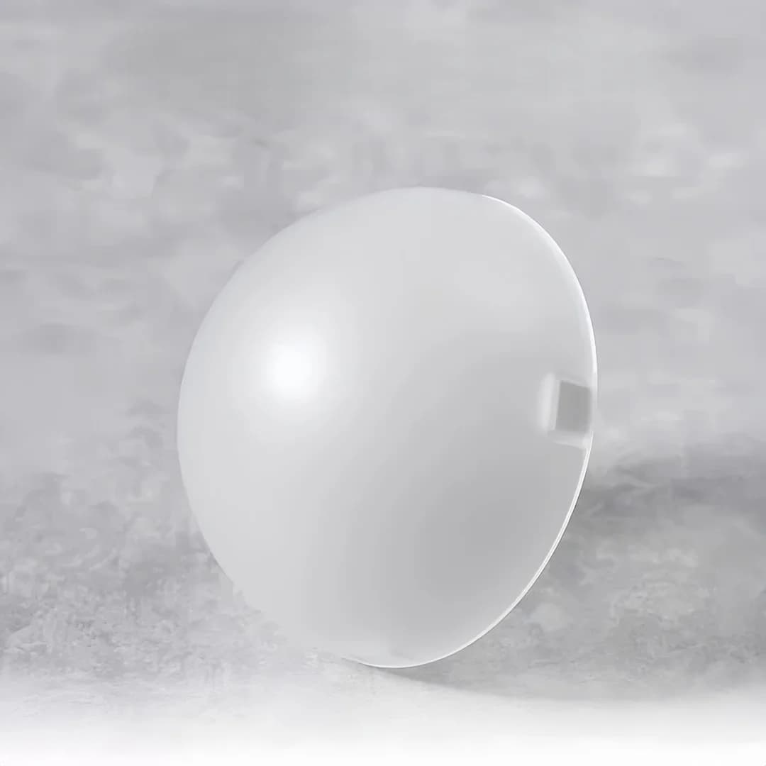 Half Round ABS plastic Ball Flash Diffuser Cover Magnetic Base for Godox V1 AD100Pro