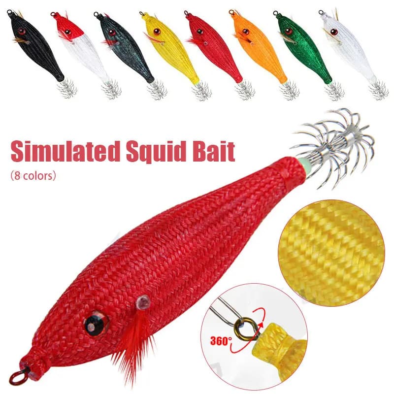 78mm 10g artificiale luminoso gamberetti esche da pesca calamari gancio maschere 3D occhio seppie Jigs polpo esca gamberetti pesca in mare affrontare