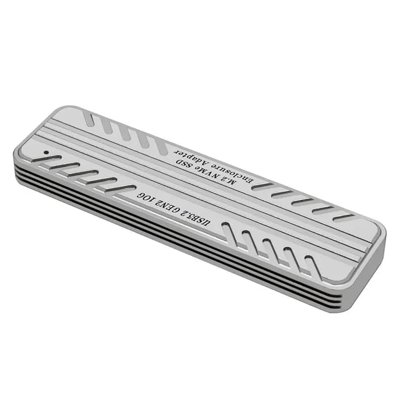 OK M.2 NVMe Enclosure Esterno per SSD 10Gbps, Box di Archiviazione USB 3.2 Gen2 per Hard Disk 2242/2260/2280