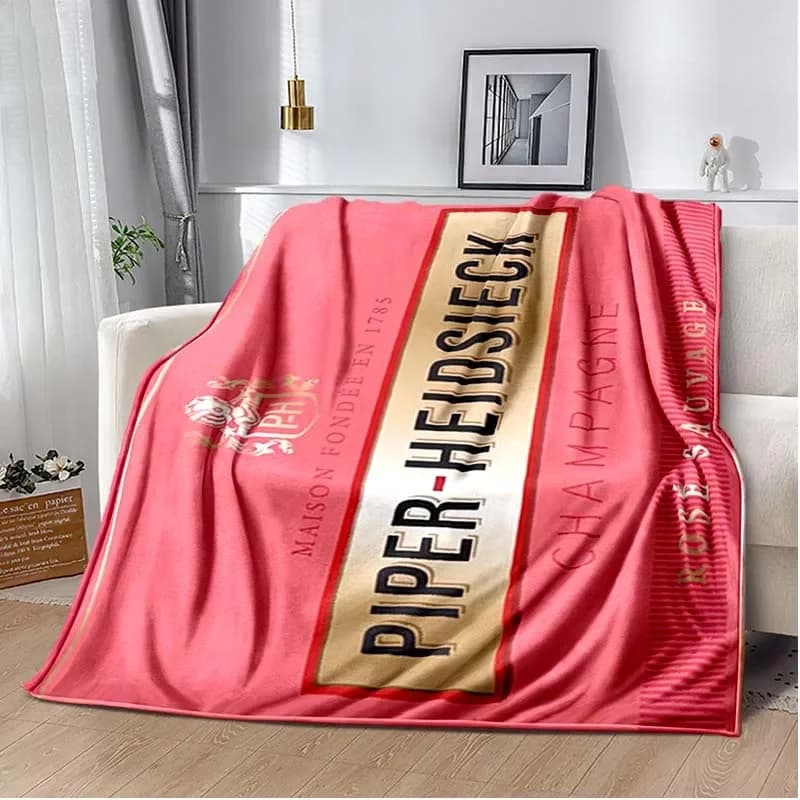 PIPER HEIDSIECK Champagne coperta, leggero isolamento caldo divano letto ufficio auto ginocchiere coperte, Decke,couverture,stragulum