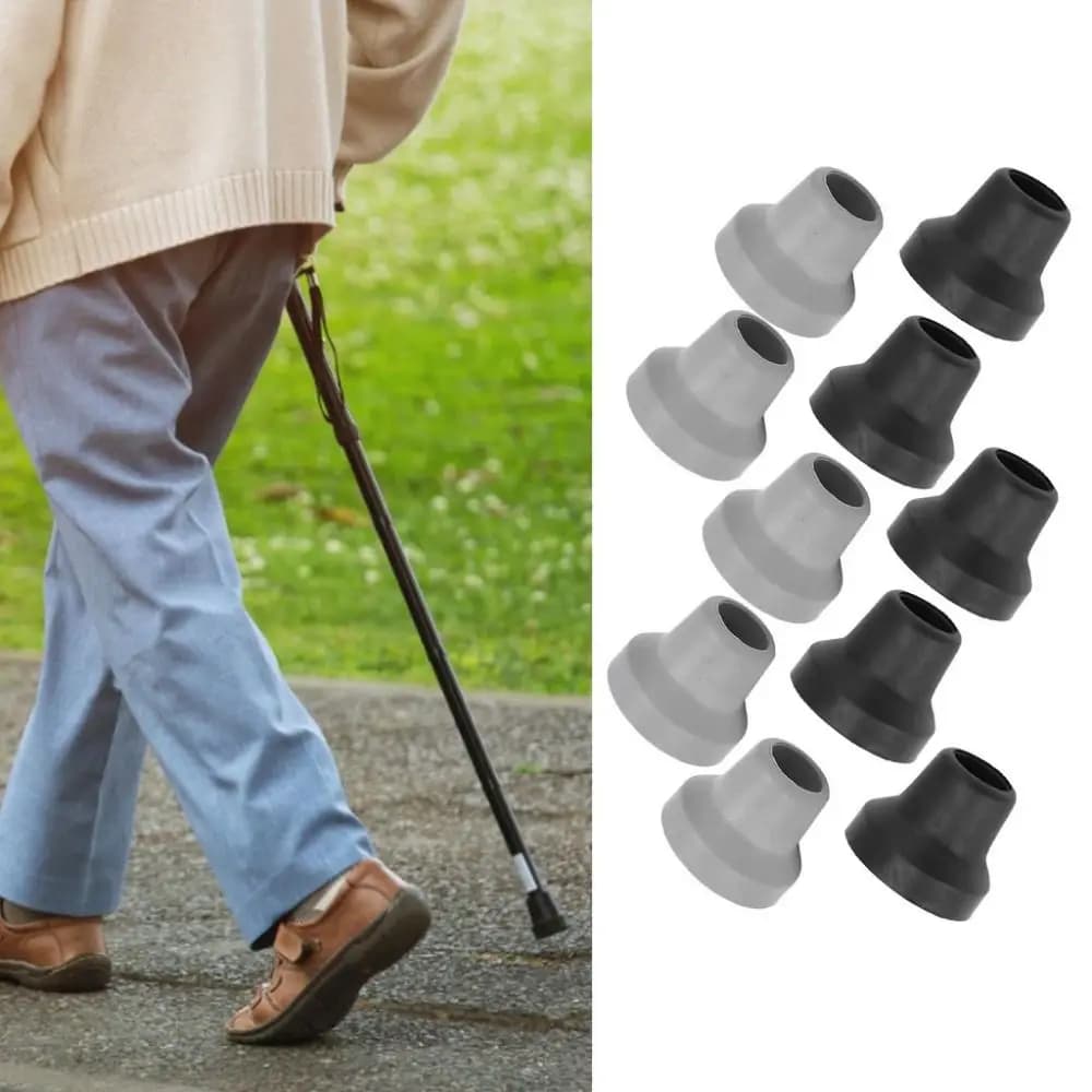 2 pcs rubber feet rod tips from Trekking foot cover accessories for Trekking sticks replacement for Elder crumblers