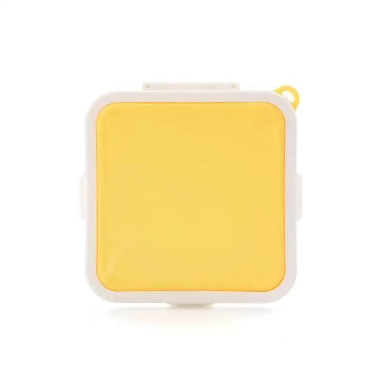 Contenitore per Pranzo in Silicone Isolato per Microonde, Portatile, per Studenti e Ufficio, per Colazione, Sandwich, Preparazione Pasti, Ecologico