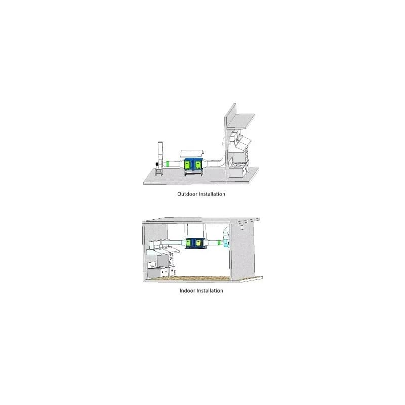 98% Restaurant Kitchen Oil Mist Gas Control System Hotel Air Pollution Control Machine Electrostatic Oil Fume Purifier