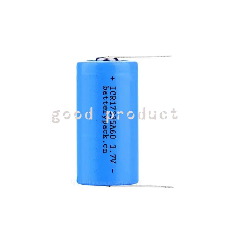 Per CR17335A60 Batteria al litio ricaricabile per spazzolino elettrico da 3,7 V con piedino per saldatura