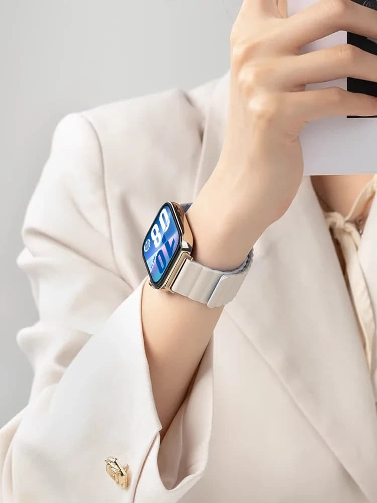 Anello magnetico per Huawei Watch Fit 4-Fit 4 pro-Fit 3 cinturino in silicone cinturino sportivo cinturino per accessori Fit3 Fit4