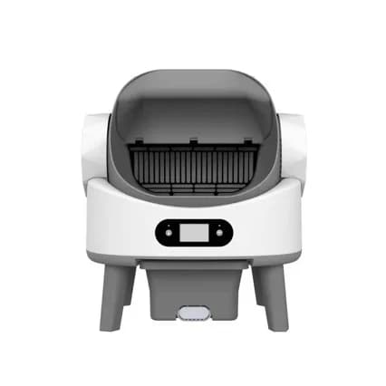 Best Selling Automatic Cat Litter Box Large Space Intelligent Cat Toilet Open With Screen ABS Material