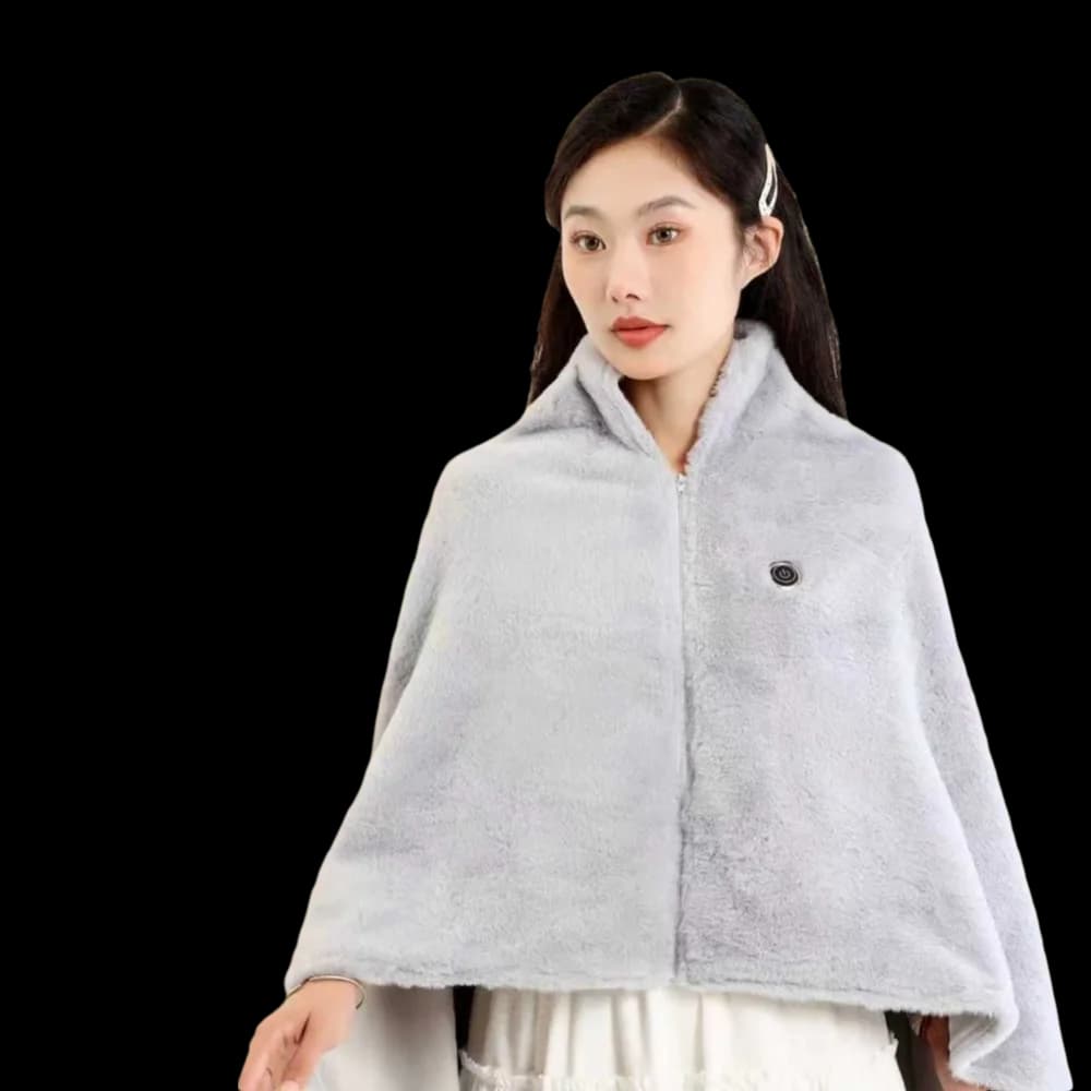Coperta Elettrica USB Riscaldante alla Moda, Lavabile e Portatile, Sciarpa Termica con 3 Livelli di Riscaldamento, Coperta Riscaldante per Inverno
