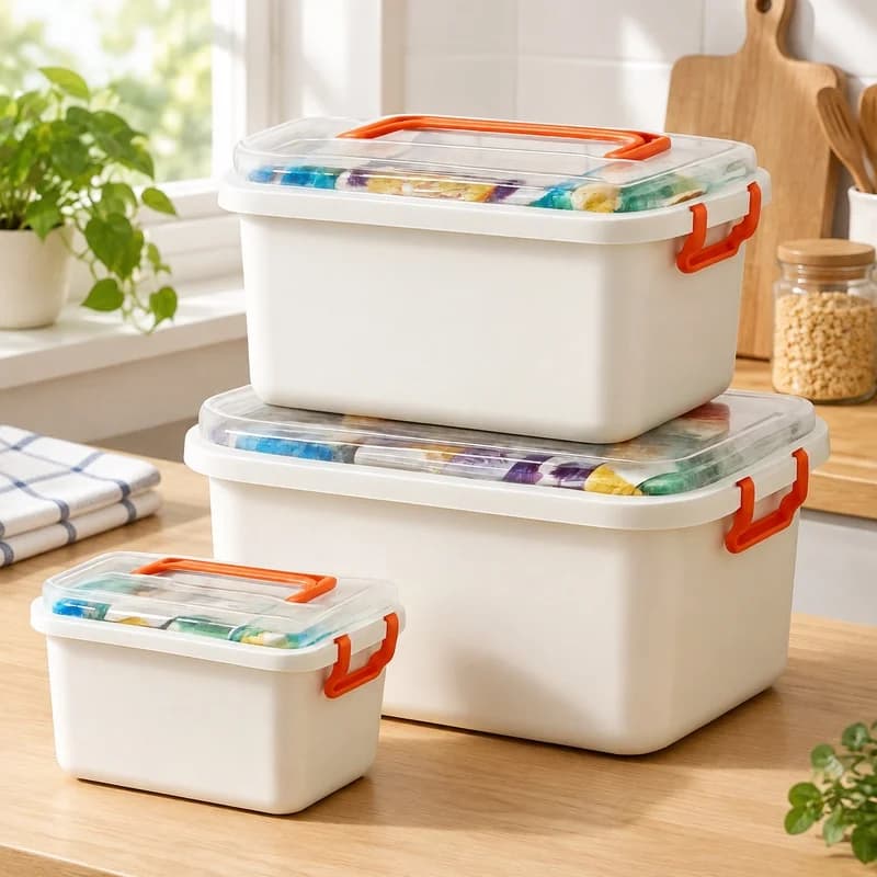Compact Multi-Layer Medical Storage Box with Large Capacity for First Aid and Emergency Supplies at Home