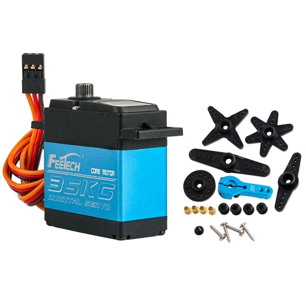 Feetech FT5330M 35KG Digital servo 7.4V 180 degrees 500-2500μsec Servo robot with steel gears for model RC helicopter