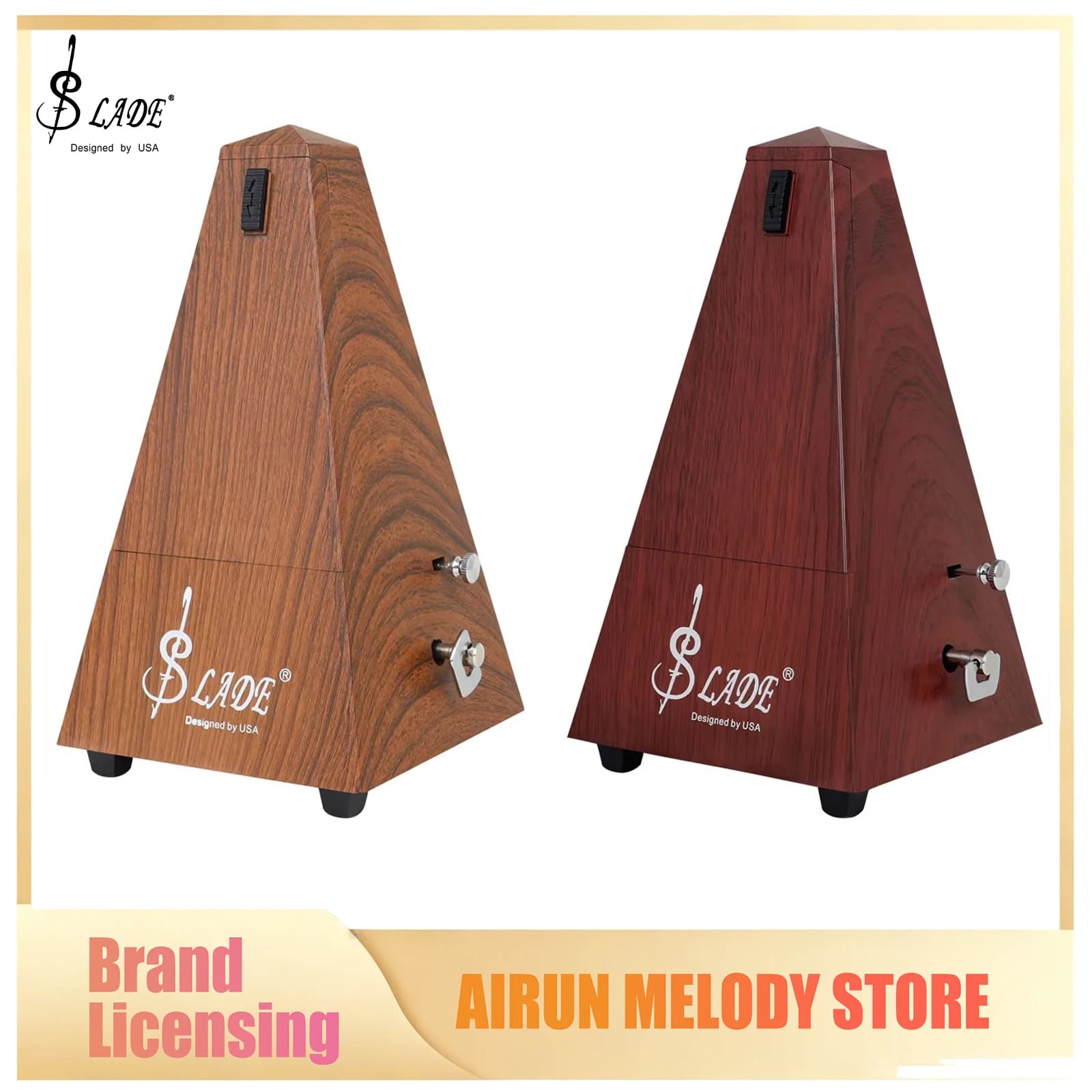 Guitar Mechanical Metronome Universal Professional Tower Accent Bell Musical Instrument Rhythm Machine for Guitar Ukulele Piano