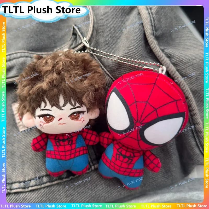 Spider Man Plush Toy Pendant Tom 10cm Printed Cotton Doll Movie Peripherals Bag Pendant Keychain Affordable Gift For Movie Fans