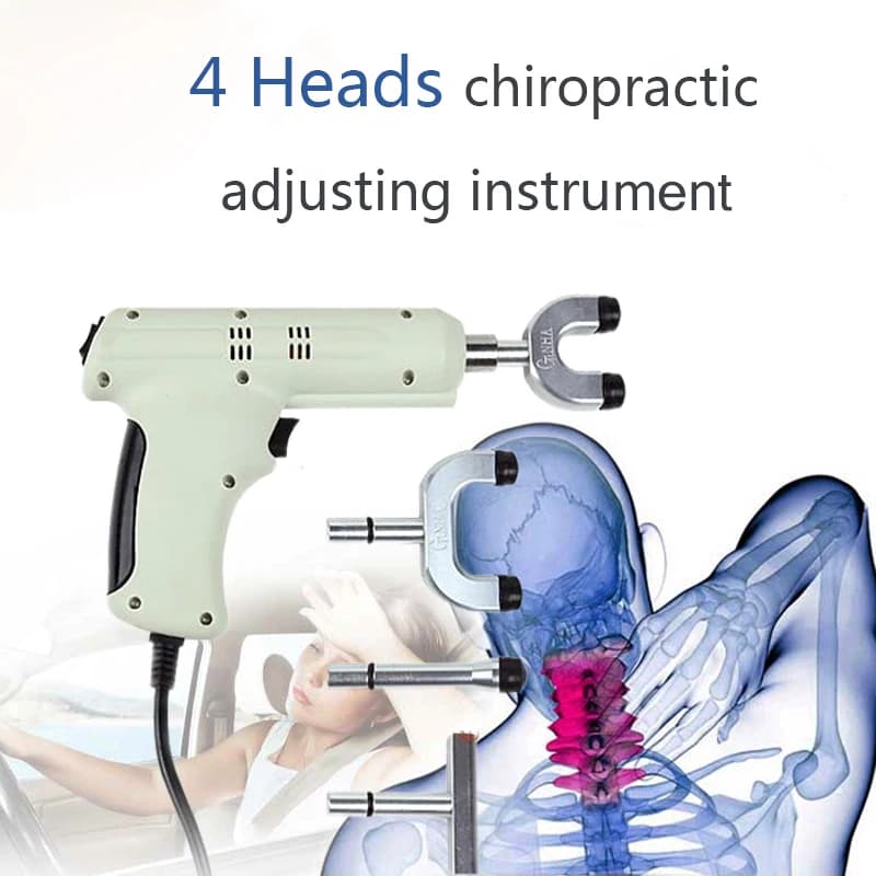Spinal Rehabilitation Chiropractic Adjusting Instrument Spine Therapy Device/ Electric Spinal Correction Gun Activator Massager