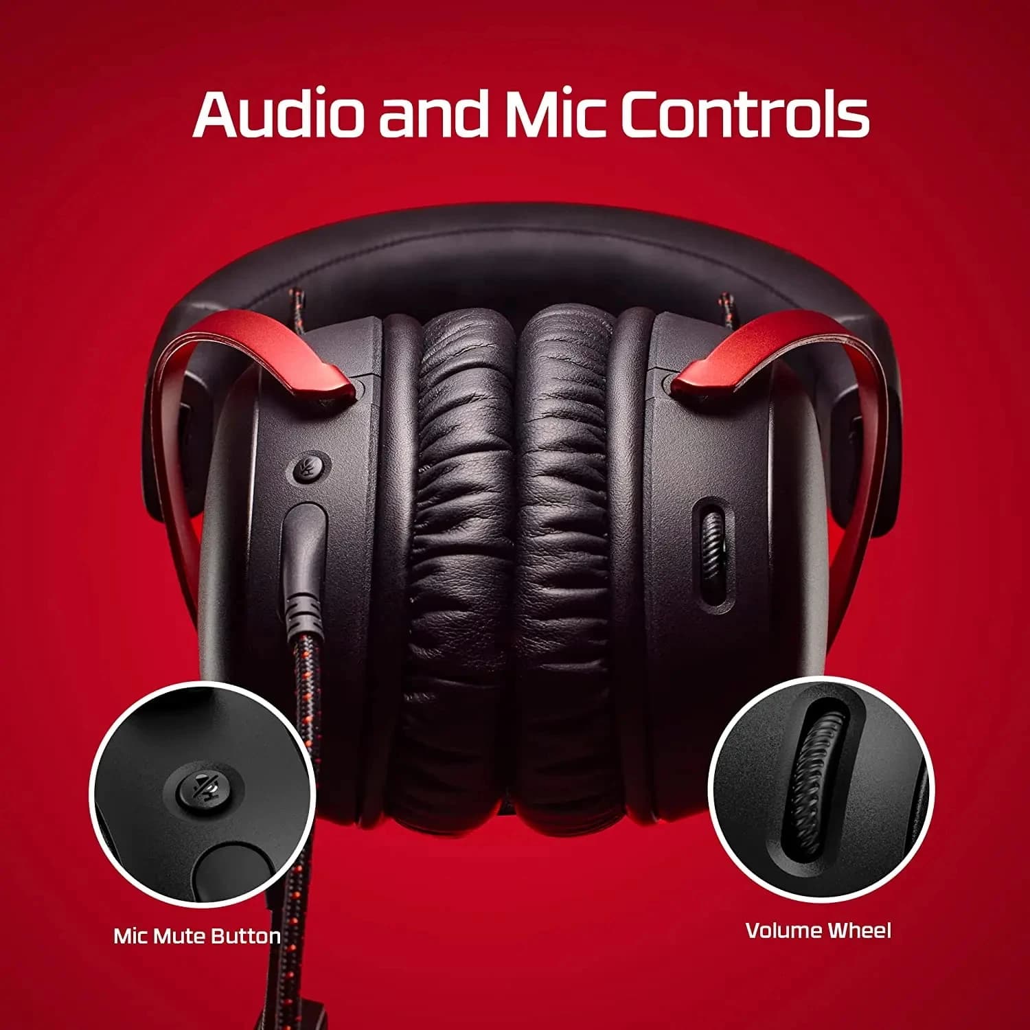 HyperX Cloud 3 Wired Gaming Headphones - 53mm DTS Space Audio Driver and Crystalline Microphone for All Consoles