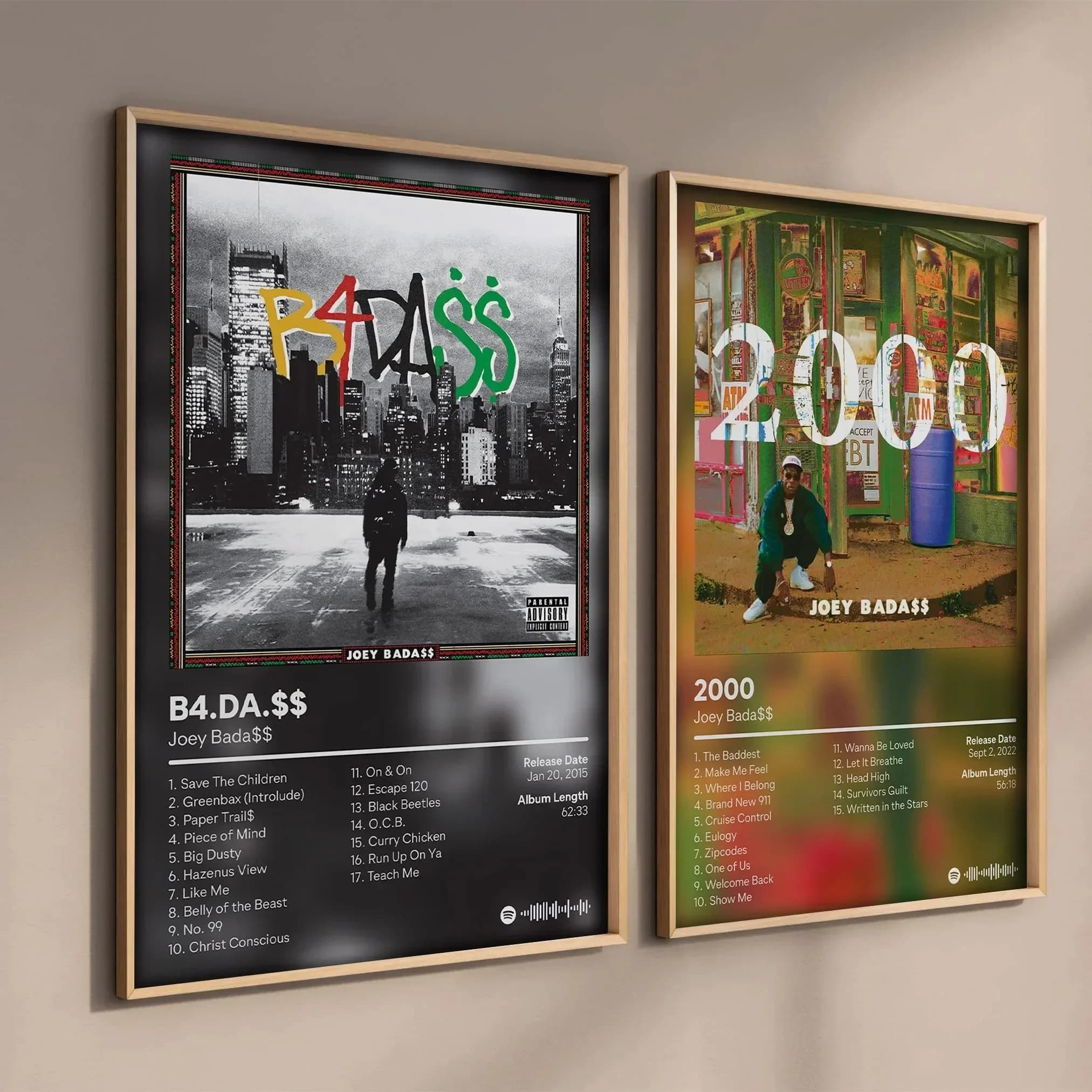 Canvas Pop Rap Album Cover Artist joe cazzutic Rap Hip Rock ALL AMERIKKKAN Room Home Wall Decoration