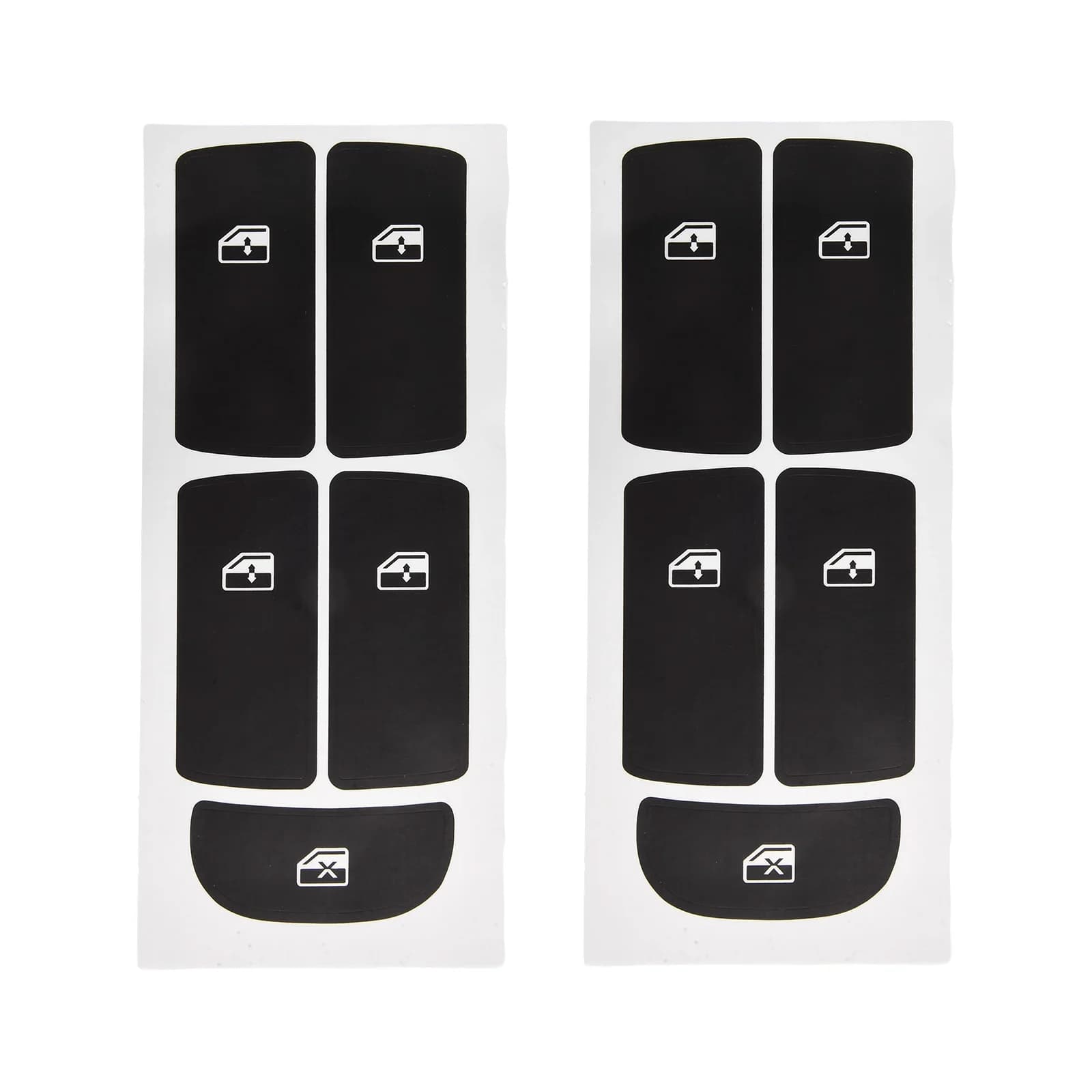 Auto Finestra Pulsante Adesivo Per SAAB 2003-2012 Pannello di Controllo Pulsante Decalcomanie Set di Riparazione Auto Interni Adesivi Accessori Auto