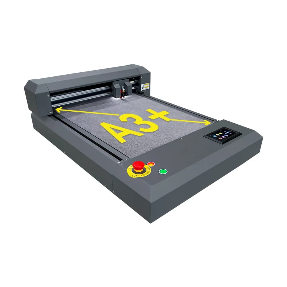 Macchina da taglio a doppia testa 3550 per carta, vinile, adesivi ed etichette, plotter per etichette in cristallo con componente a pompa