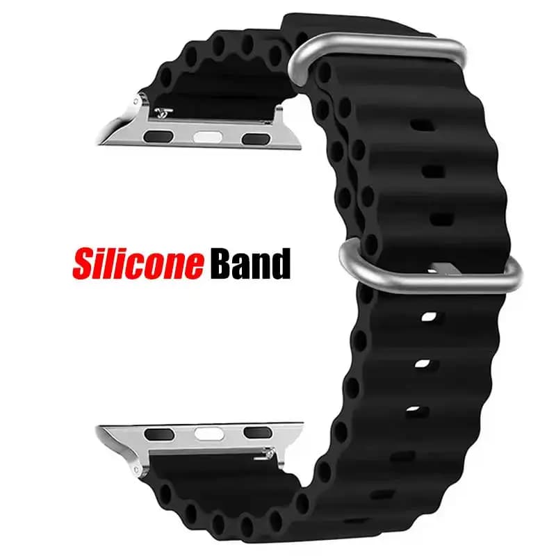 Cinturino per Apple watch ultra band 49mm 44mm 45mm 41mm 40mm 38mm 44 45 mm 1:1 Cintura Ocean originale iWatch serie 9 10 8 7 cinturini se