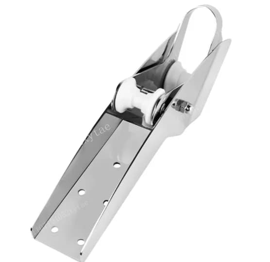 Boat Bow Anchor Roller 316 Stainless Steel Anchor Rack Marine Hardware 10-20kg Inclined Bottom Steel Plate Anchor Bracket