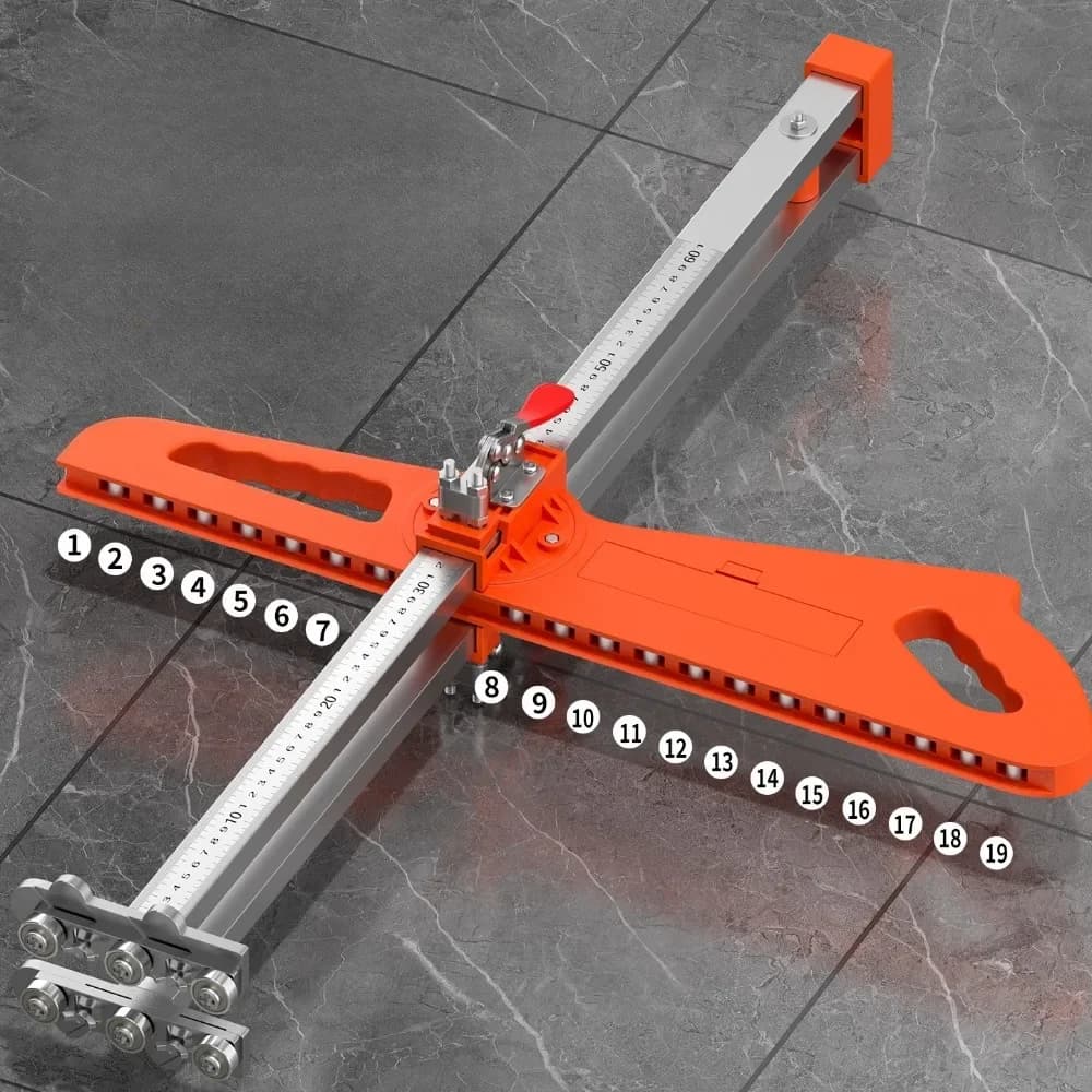 Portable Gypsum Board Cutter High-precision Foldable Cardboard Cutting Dual Positioning Design Multifunctional Cutting Tool