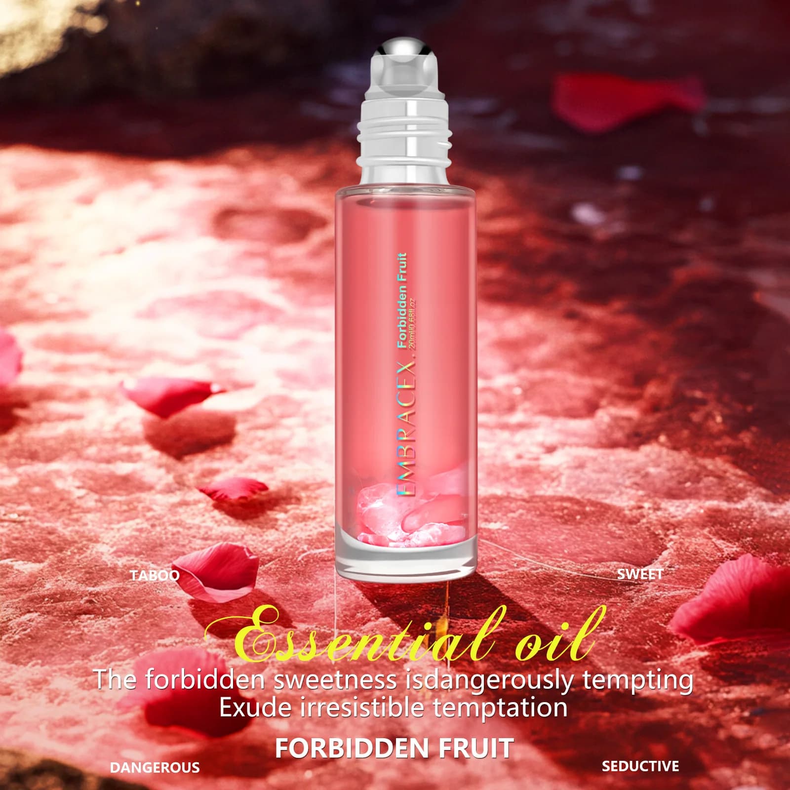 20 ml prohibited fruit roll on essential oils Perfume Essential oil Long-lasting fragrance for home/car, daily use, gift for a friend