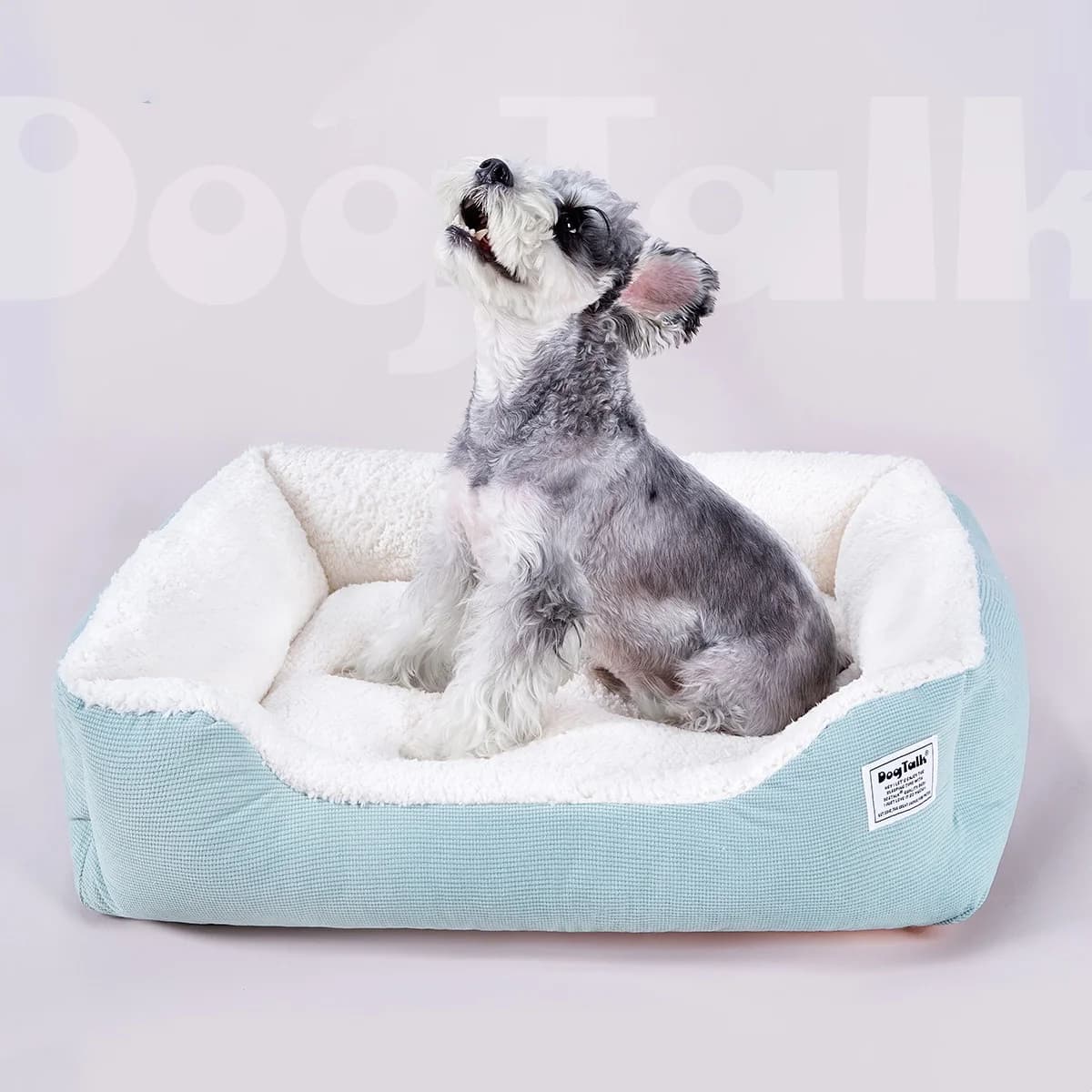 Letto per animali domestici in pile con lati per cani di piccola taglia e gatti Letto per cani scozzese in peluche con fodera lavabile rimovibile Letto per animali resistente ai graffi