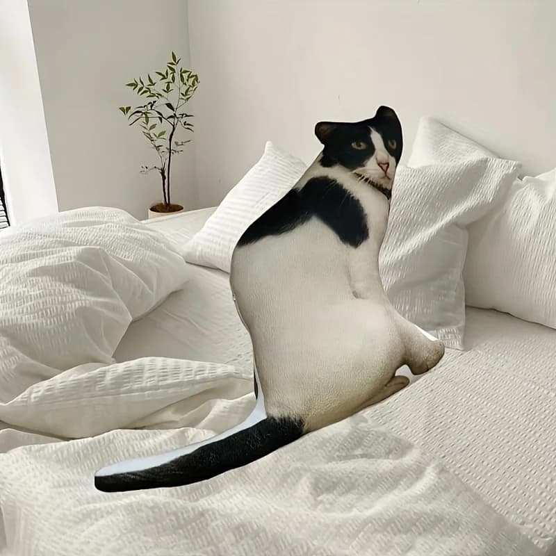 Cuscini personalizzati per gatti e cani in stile moderno con design di stampa fronte-retro, cuscini versatili per tutte le stagioni