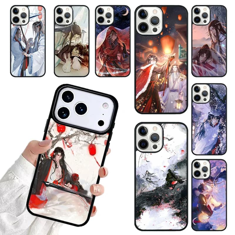 Mo dao Zu shi Painting Phone Case For iPhone 17 16 15 14 13 12 11 Pro Max 17air Shockproof Cover Fundas