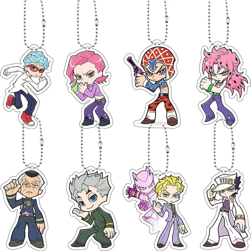 Ghiaccio Melone Diavolo JOJO Acrylic Keychain School Bag Pendant Cartoon Anime Affordable Jewelry Cute Accessories Birthday Gift