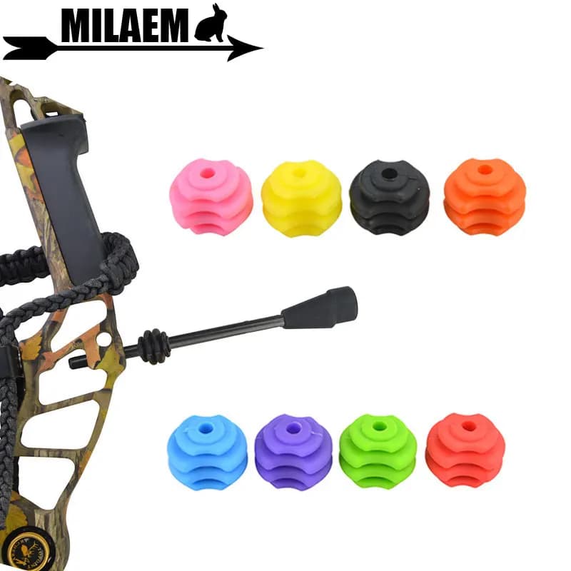 1pc tiro con l'arco stabilizzatore per archi soppressore palla composto arco String Stopper ammortizzatore palla tiro accessori da caccia