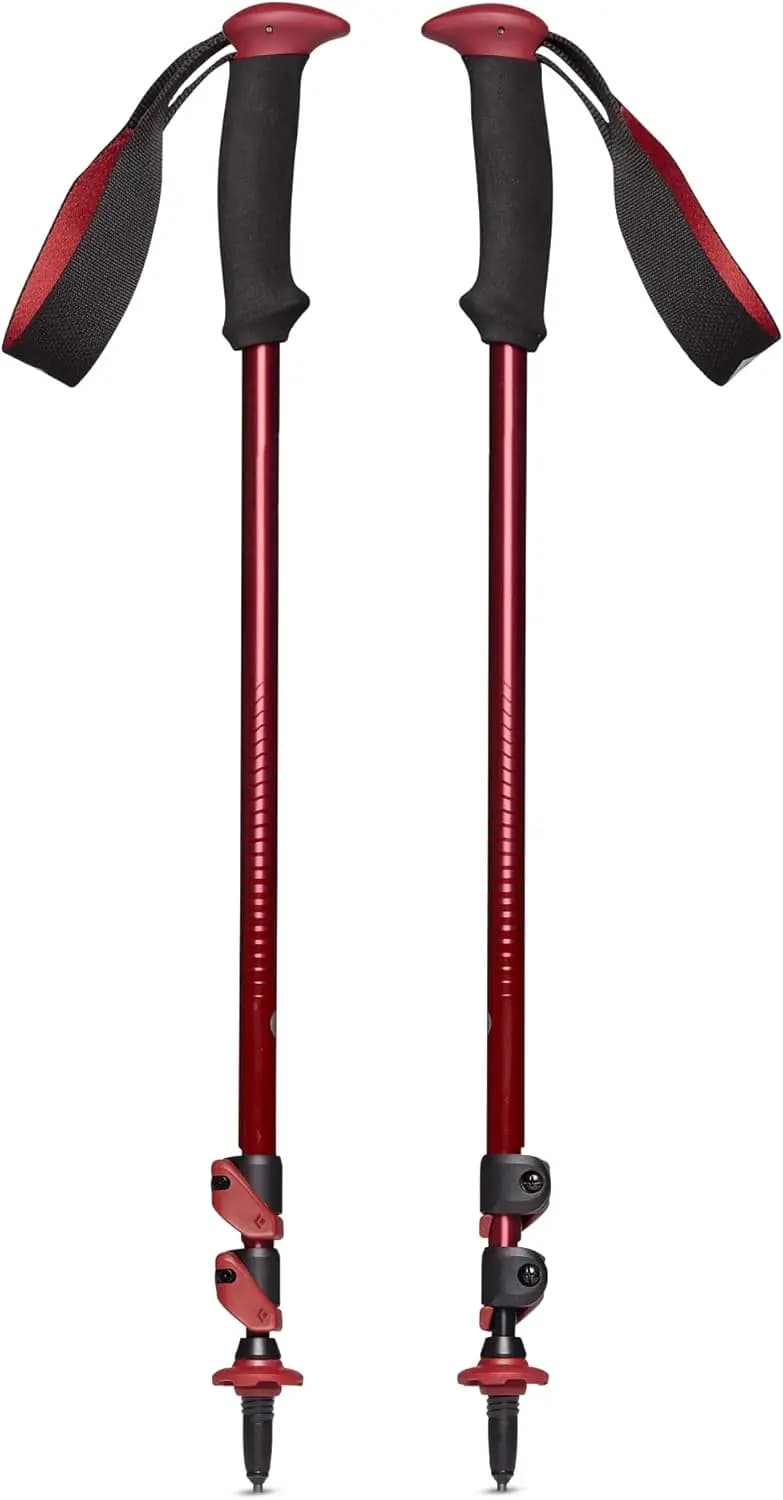 Durable Aluminum Trekking Sticks with FlickLock Adjustment System and Comfortable Grips for Hiking and Backpacking