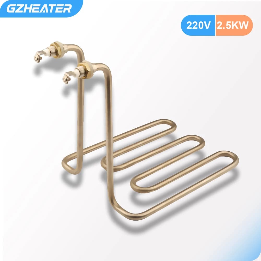 GZHEATER 3U Tubo riscaldante per friggitrice in acciaio inossidabile 220V 2500W Elemento riscaldante elettrico per padella elettrica