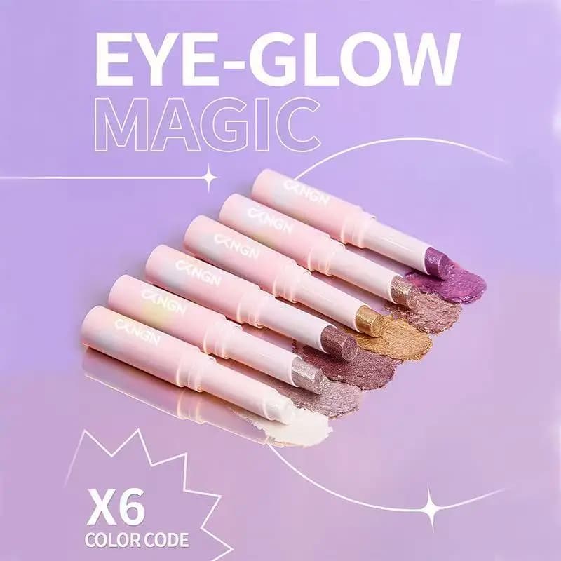 Stick Ombretto Shimmer con Texture Cremosa, Stick Illuminante Multiuso, Ombretto Glitterato