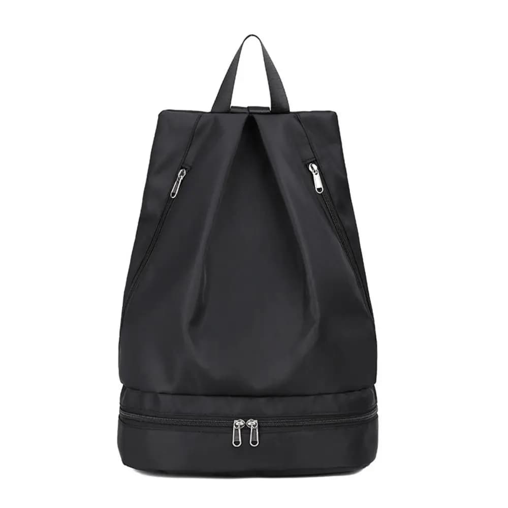 Borsa fitness leggera con separazione asciutto e bagnato Zaino da nuoto pieghevole impermeabile Scomparto per scarpe portatile Borsa da viaggio Escursionismo