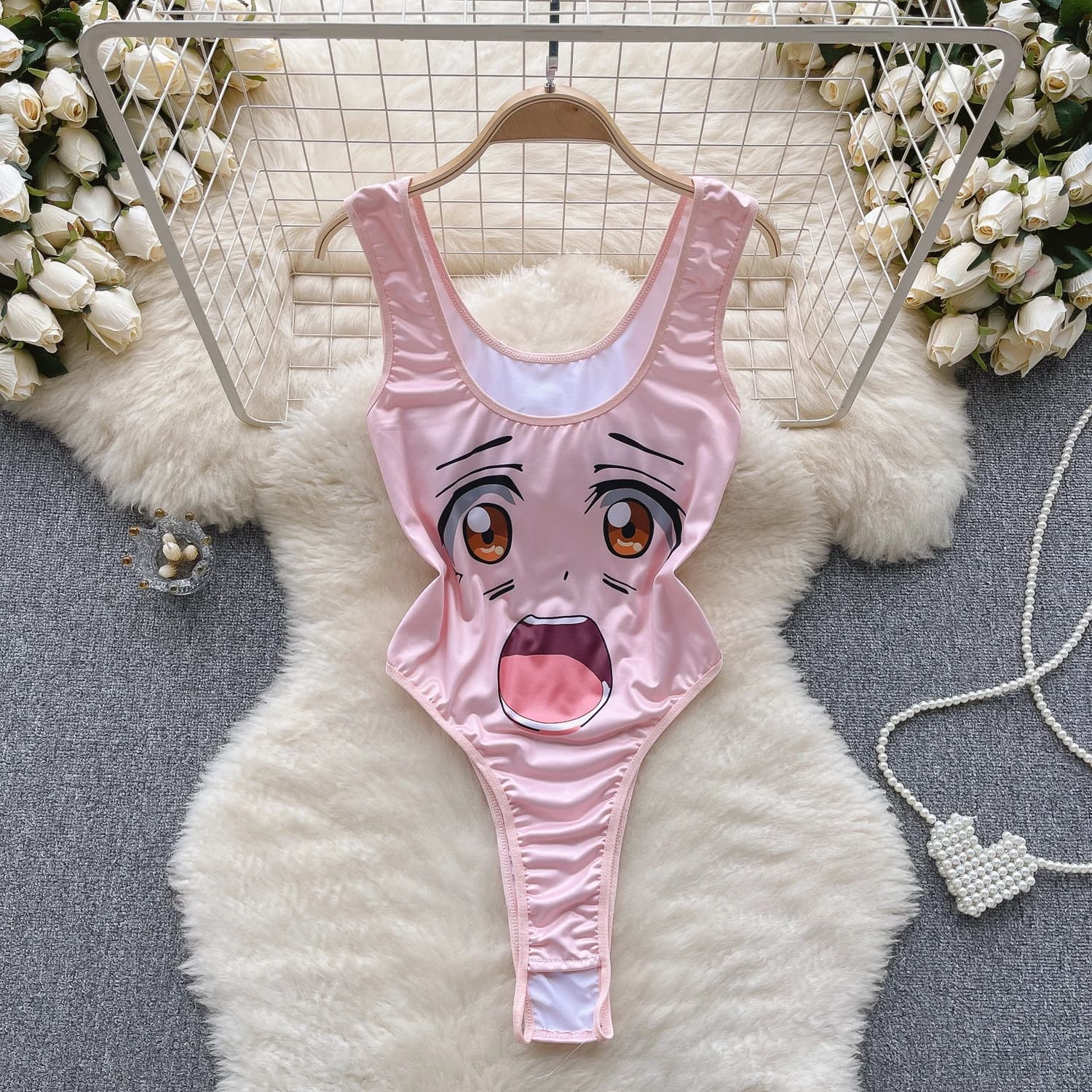 Costume da bagno snellente stile giapponese, nuovo modello estivo da donna, top a canotta e slip modellante a vita alta