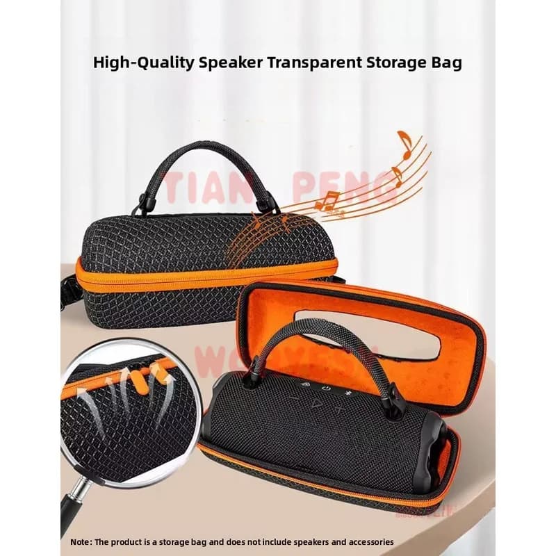 WYORESY premium grade storage case for JBL Charge6 Bluetooth Speaker uses thick durable anti aging protective fabric