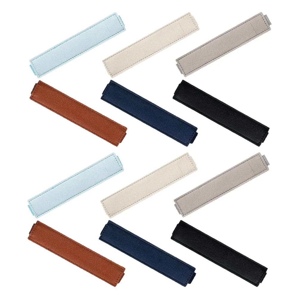 12Pcs Notebook Pen Holder Pen Sleeve Elastic Band Single Pencil Case for Planner Journal Writing Tool Protective Storage