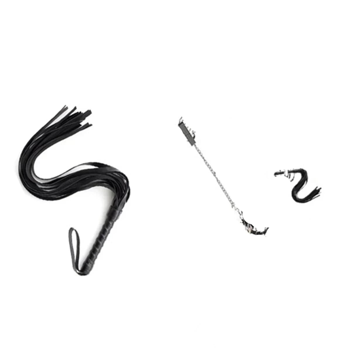 Couple BDSM Adult Toy Flirt Teaser Neck Collar Leash Sex Toy Set SM Slave Erotic Games Toys Tassel Spank Dog Role Play 18+ Toys