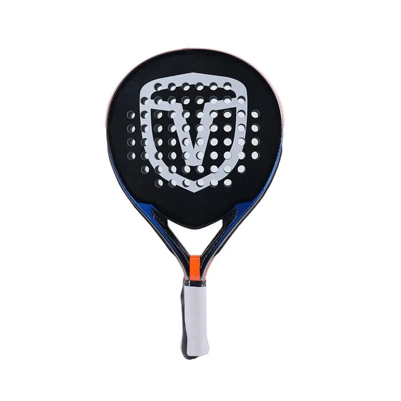 Racchetta da beach tennis con piastra in fibra di carbonio 3K personalizzata creativa per sport all'aria aperta per adulti all'aperto