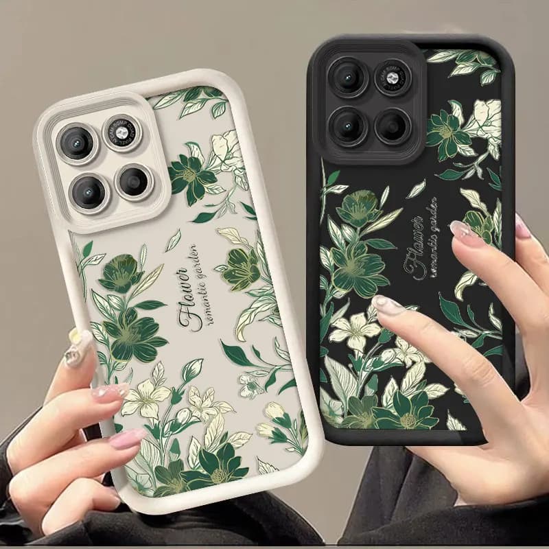 Silicone TPU Case For Motorola Moto G37 G47 G57 Power G67 G77 G87 G17 Protective Cover Shockrpoof Hollaween Print Pattern Funda
