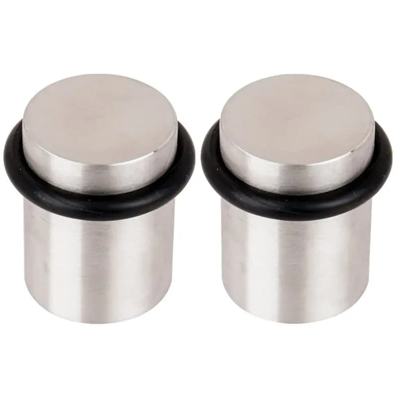 MCGS-Glass Door Anti-Collision Stopper Stainless Steel, Stop Wooden Door Silent Silicone Buffer Limiter