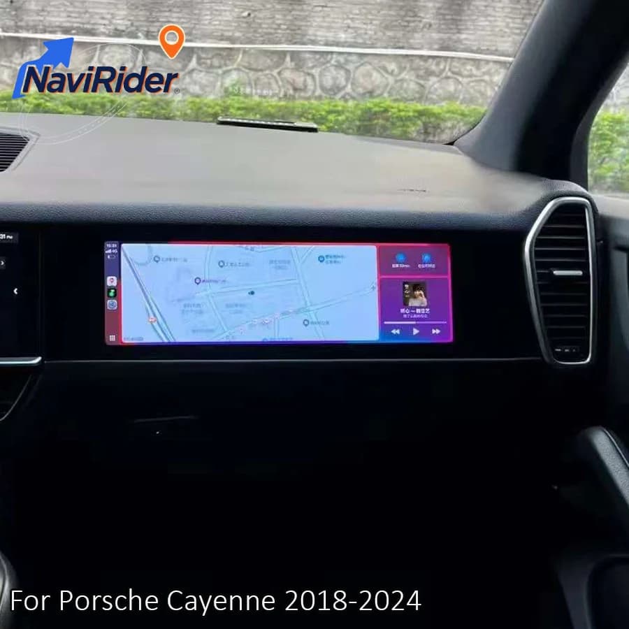 15 "For Porsche Cayenne 2018-2024 Entertainment System Multimedia Reader Android Auto Co-pilot Smart Screen Auto Navigation Radio