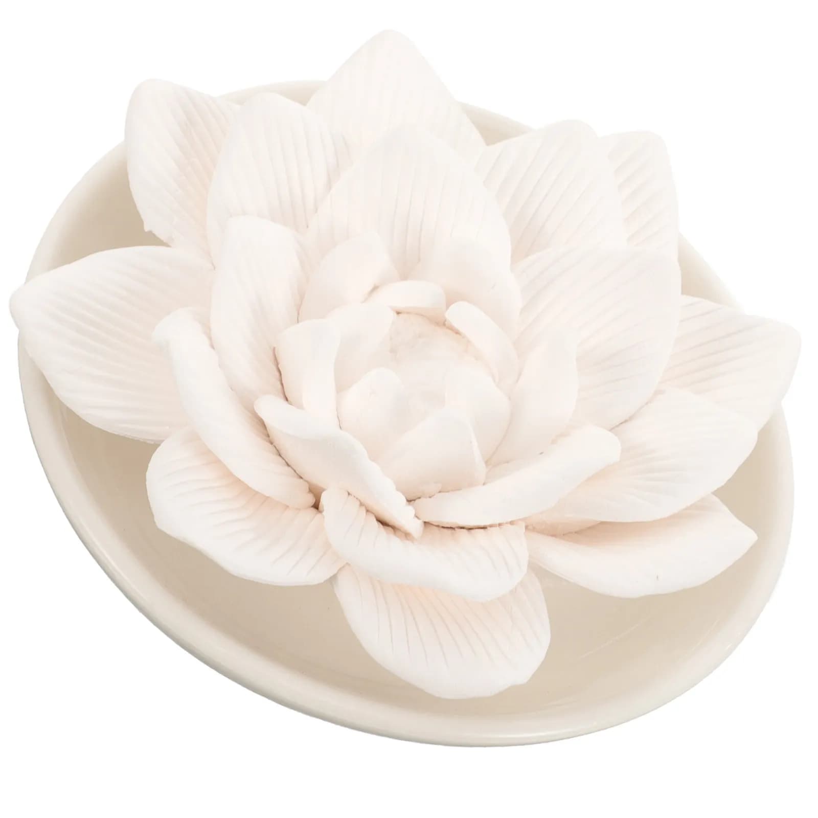Diffusore in Gesso Passivo dal Design Elegante per Oli Essenziali, per Piccoli Ambienti, Camera da Letto, Auto, Bagno, Decorativo a Forma di Fiore