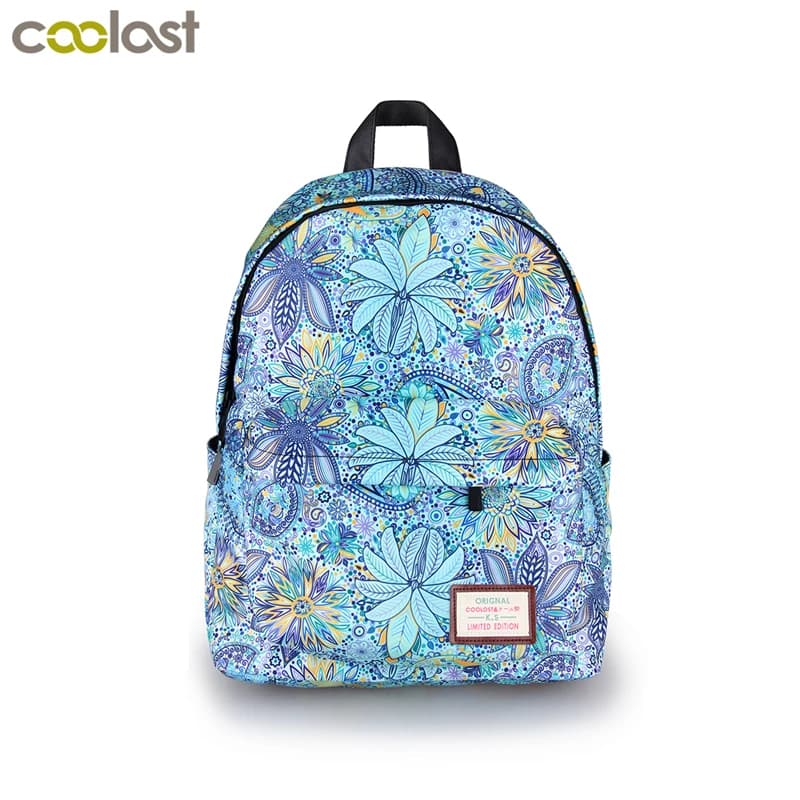 Di marca Delle Donne di Disegno Floreale Zaino Femminile Borse Da Scuola Per Le Ragazze Adolescenti Delle Donne Zaino Scuola Bookbag Delle Signore di Modo Borse Da Viaggio
